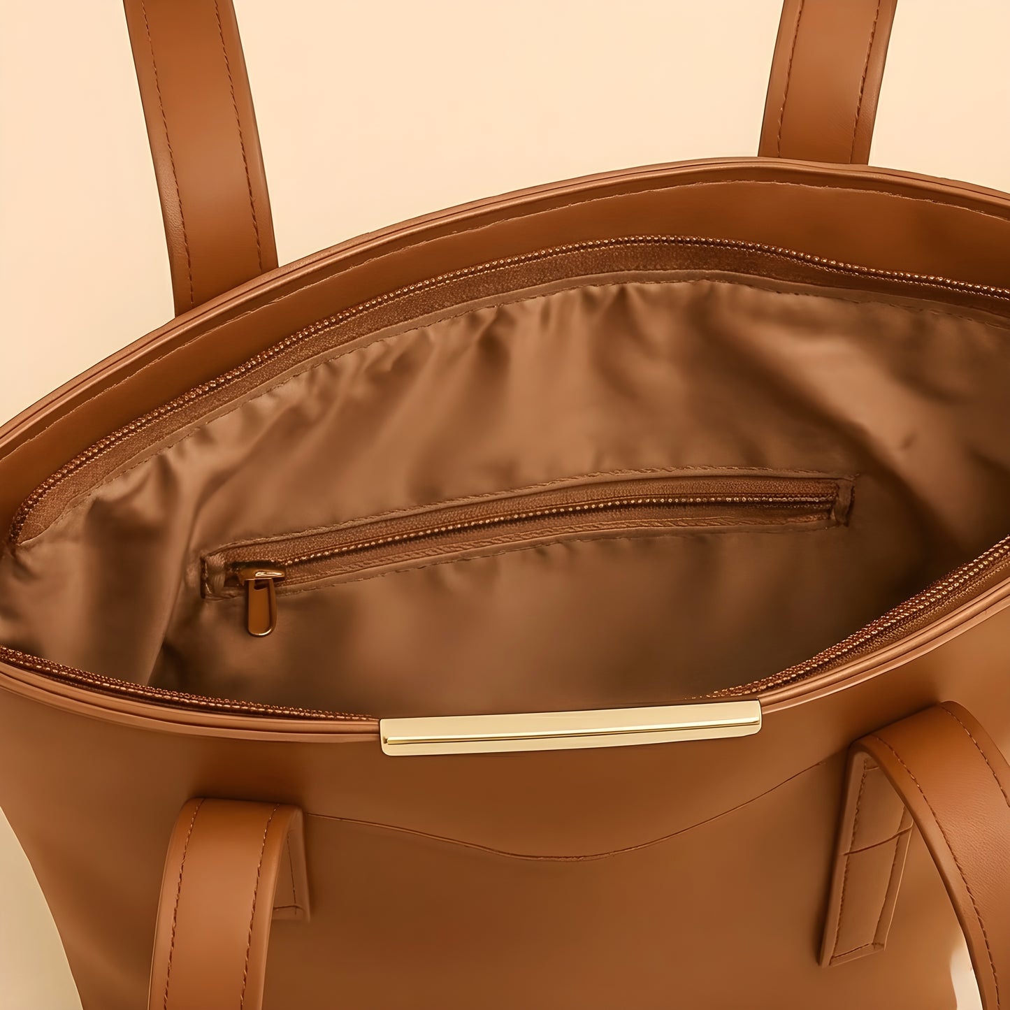 Elegance Tote Brown
