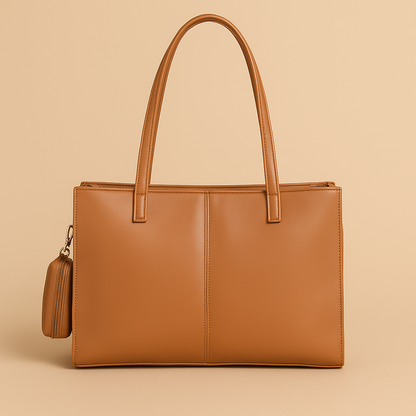 Signature Tote Brown
