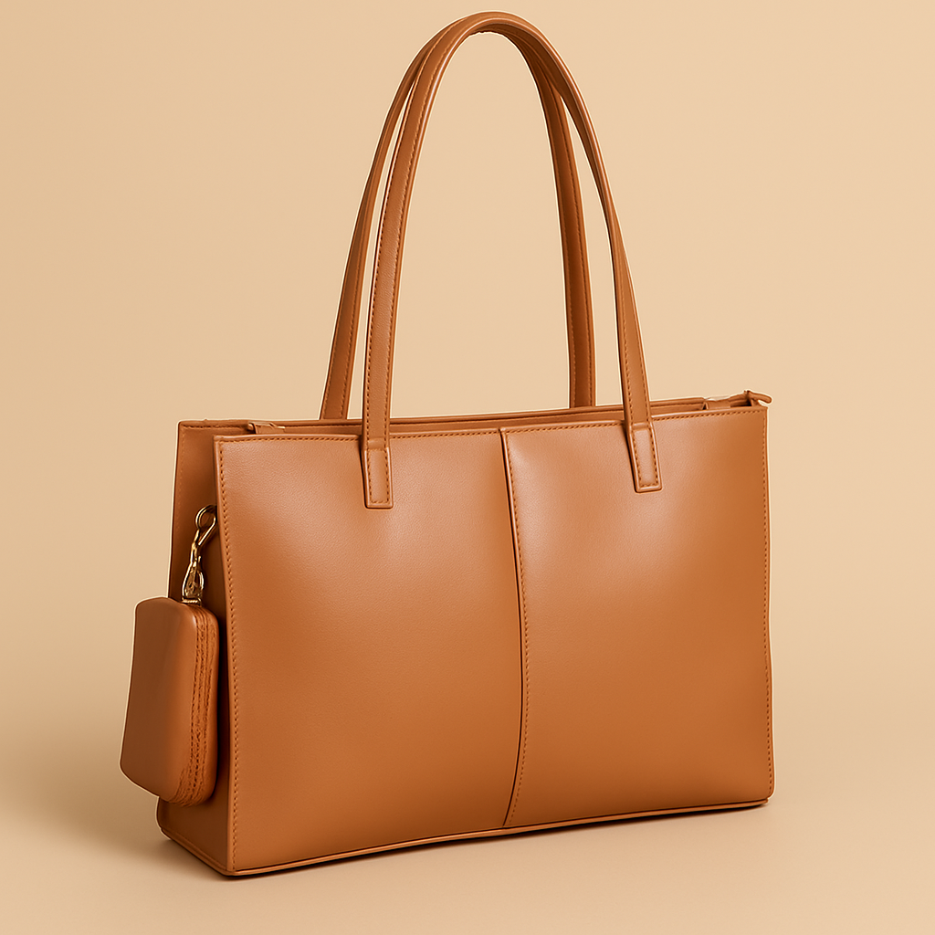 Signature Tote Brown