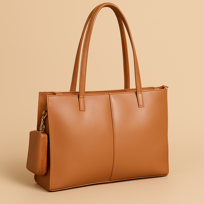 Signature Tote Brown