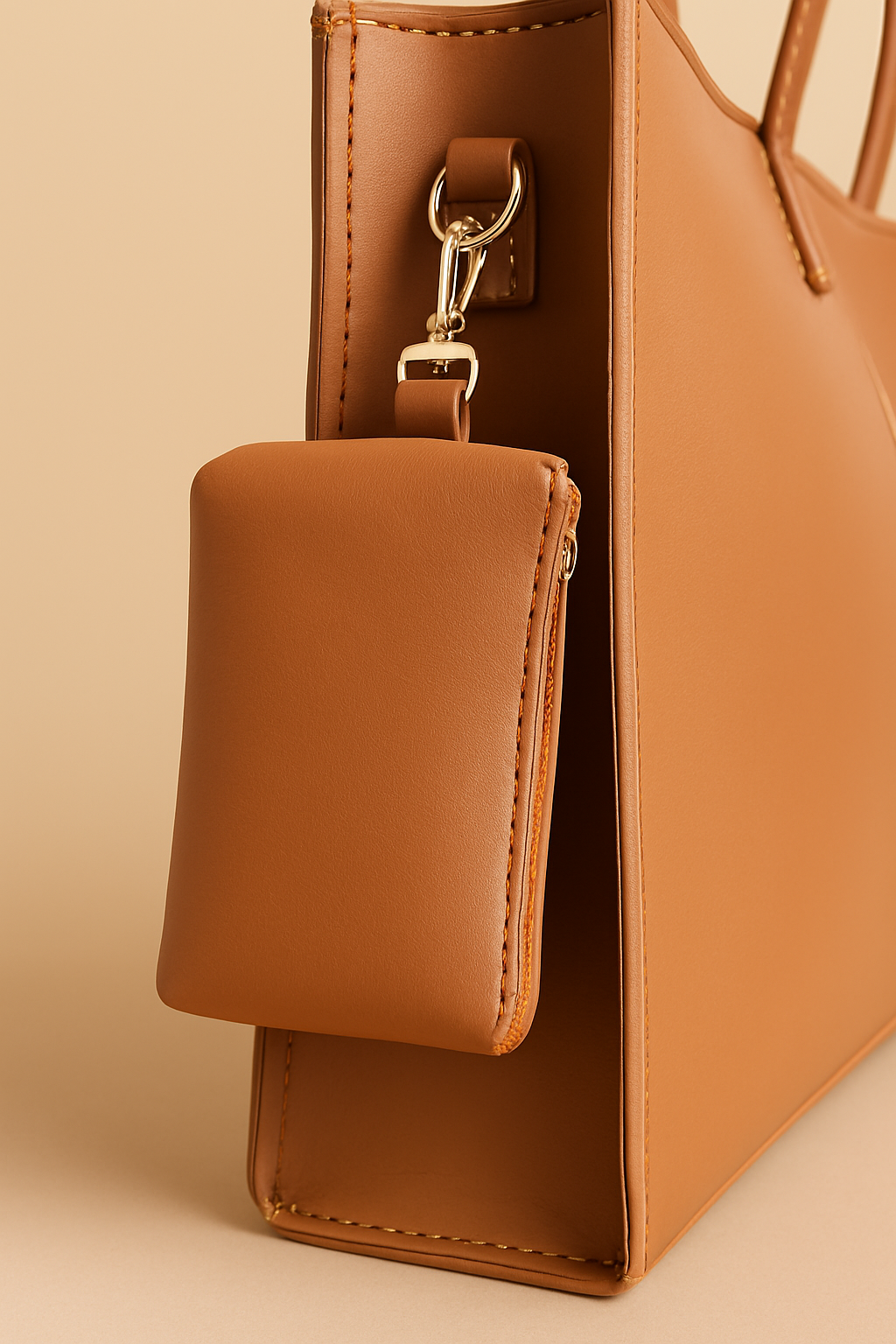 Signature Tote Brown
