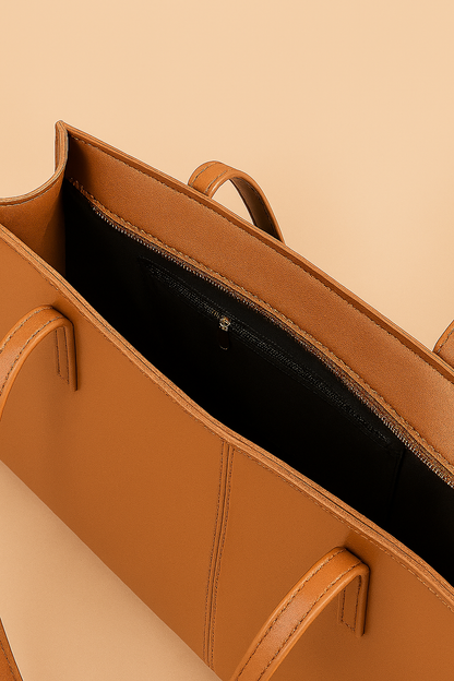 Signature Tote Brown