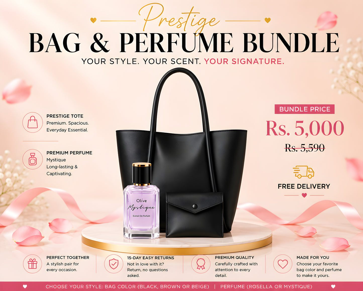 Prestige Bag & Perfume Bundle