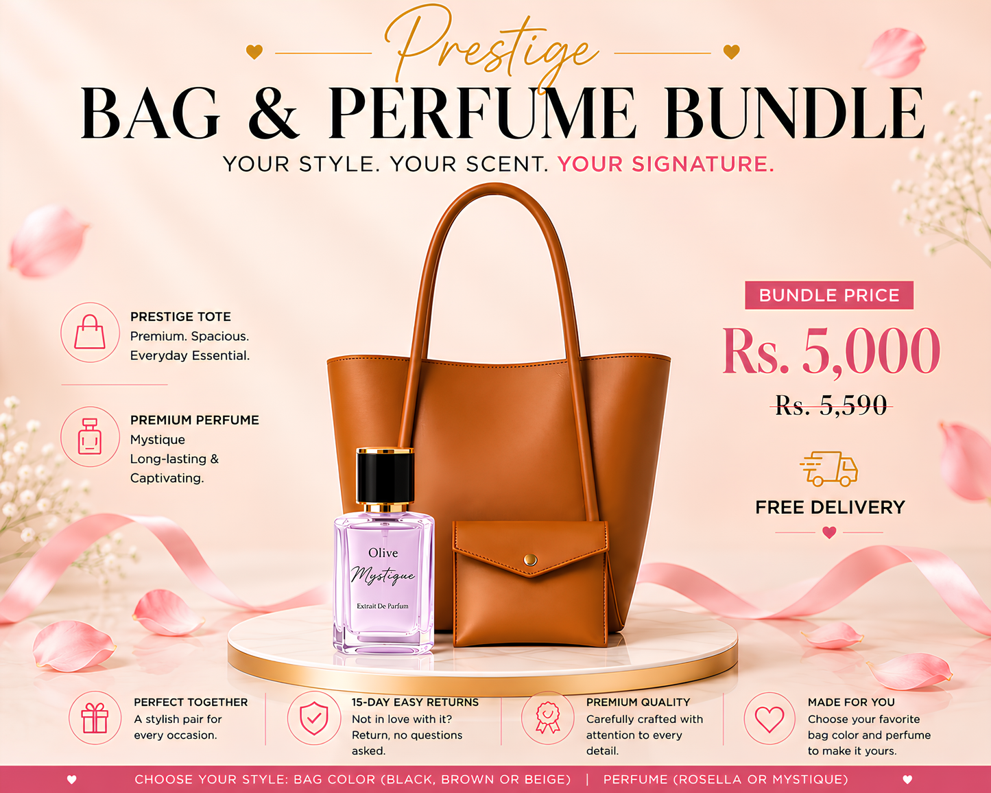 Prestige Bag & Perfume Bundle